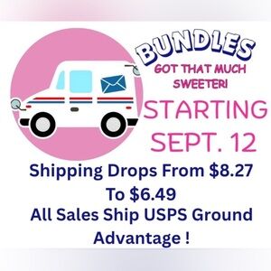 🔥SHIPPING GOT A WHOLE LOT SWEETER USPS Ground Advantage $6.49 up to 5 LBS🔥